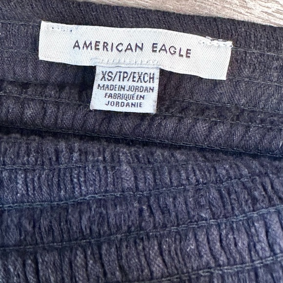 American Eagle Smocked Halter Plaid Mini Dress - Picture 8 of 14